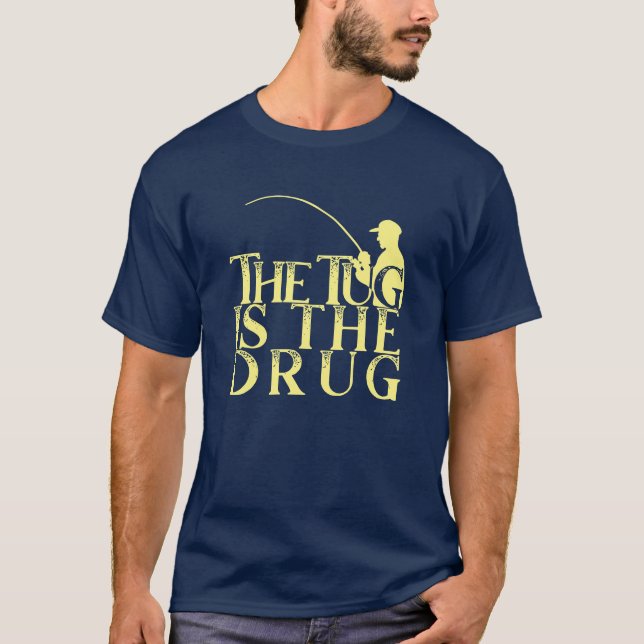 T-shirt Le Tug Is The Drug Scalable Vector Graphics (Devant)
