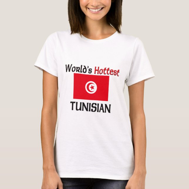 T-shirt Le Tunisien le plus chaud du monde (Devant)