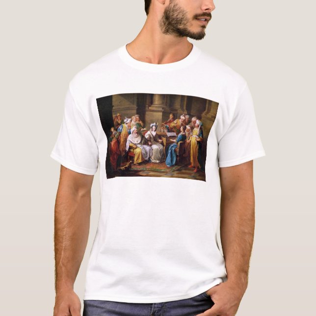 T-shirt Le Turc grand donnant un concert pour sa maîtresse (Devant)