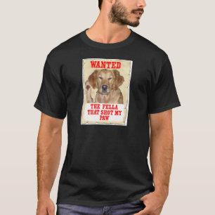 T-SHIRT - LE TYPE CE TIR MA PATTE - CHIEN RECHERCHÉ GR