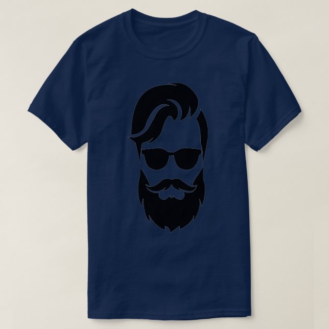 T-shirt Le type de la barbe (Design devant)
