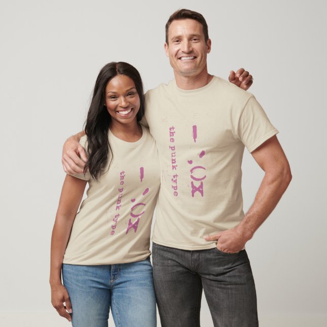 T-shirt le type punk (Unisexe)