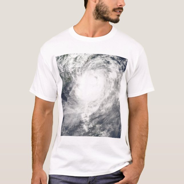 T-shirt Le typhon Morakot sur Taïwan (Devant)