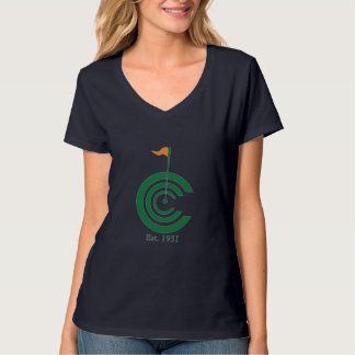 T-shirt Le V-Cou des femmes de club national de Colfax