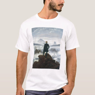 T-shirt Le vagabond au-dessus de la mer du brouillard,