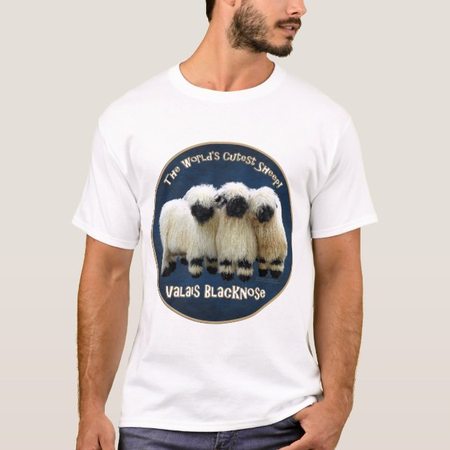 T-shirt Le Valais Blacknose - le mouton le plus mignon du (Devant)