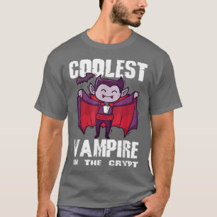 T-shirt Le Vampire Le Plus Coolle Dans Le Vampir De Crypte