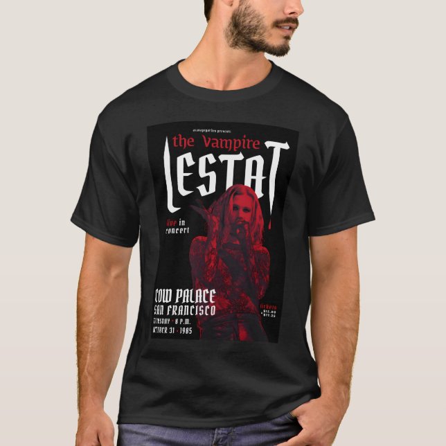 T-shirt Le Vampire Lestat Vivent En Concert Poster Du Vent (Devant)