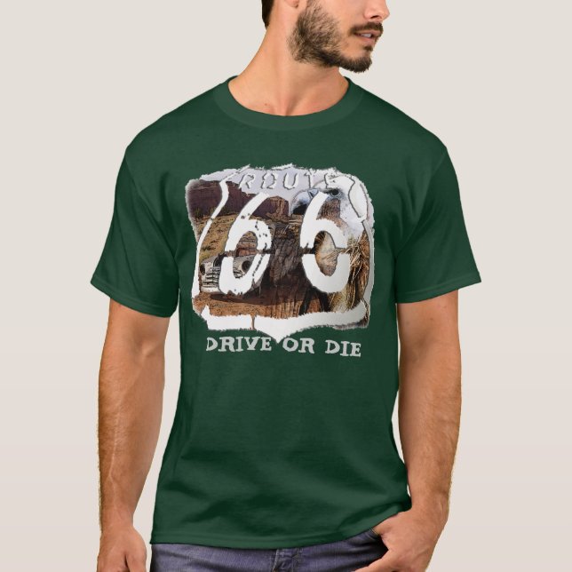 T-shirt le vautour 66, COMMANDE de désert OU MEURENT (Devant)