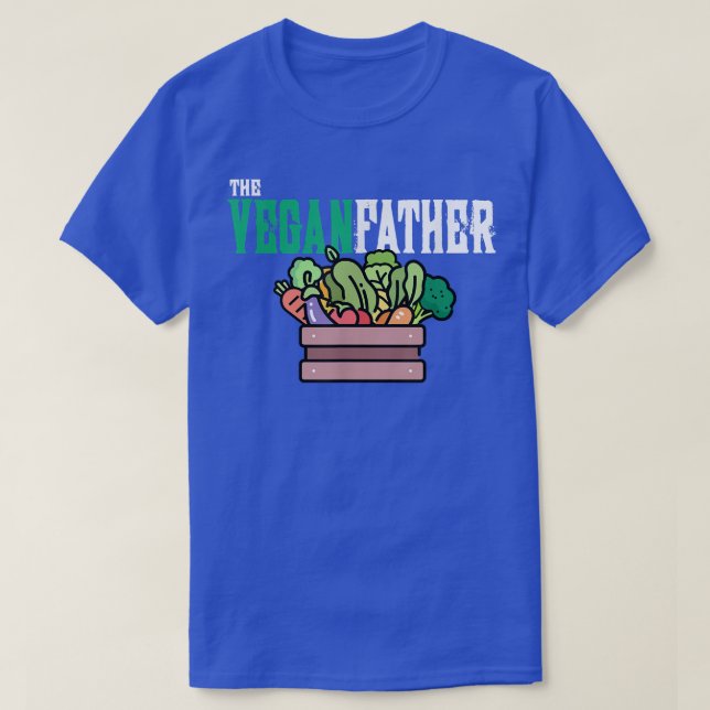 T-shirt Le Veganfather Funny Végétarien Herbivore Plante B (Design devant)