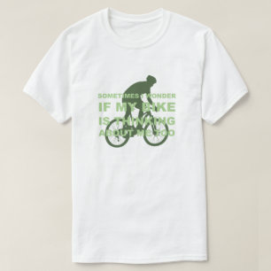T-shirt Le vélo de recyclage drôle pense au vert imitation