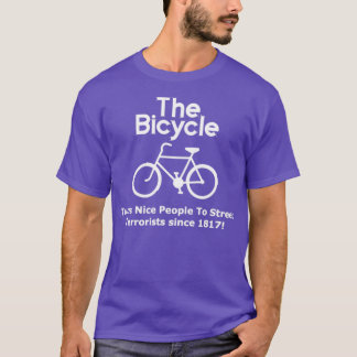 T-shirt Le Vélo Ich Hait Cyclistes Terroristes De Rue