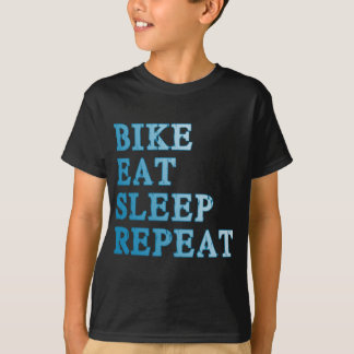 T-shirt Le vélo, mangent, dorment, répètent des produits