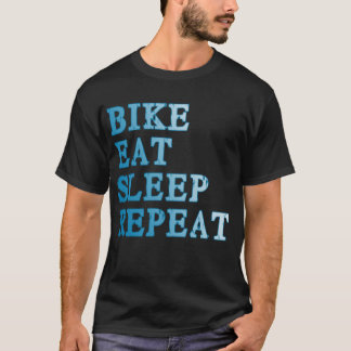 T-shirt Le vélo, mangent, dorment, répètent des produits