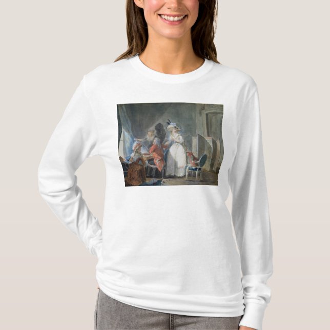 T-shirt Le vendeur de mode (Devant)