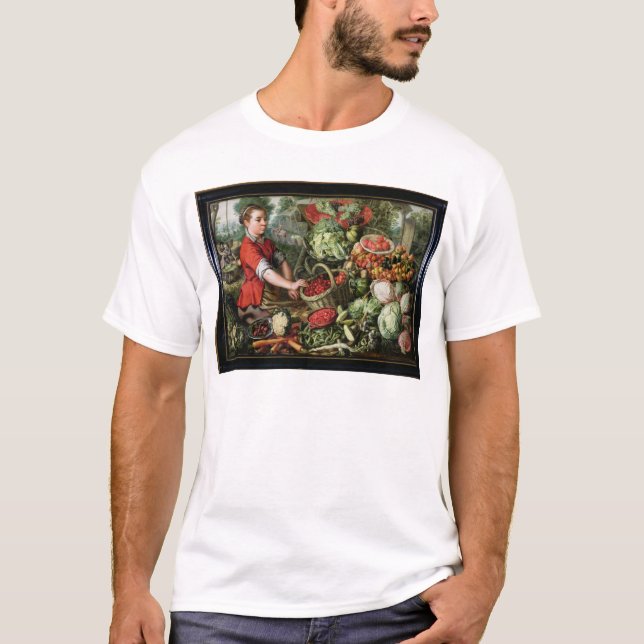 T-shirt Le vendeur végétal (Devant)