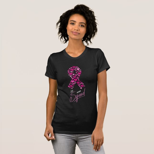 T-shirt Le venin de Breast Cancer (Devant entier)
