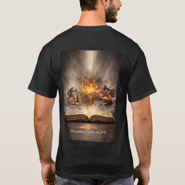 T-shirt Le Verbe de Dieu Vit (Dos)