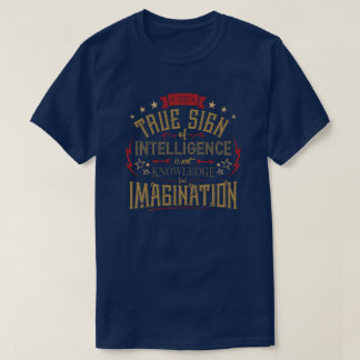 T-shirt Le Véritable Signe De Citation Du Renseignement