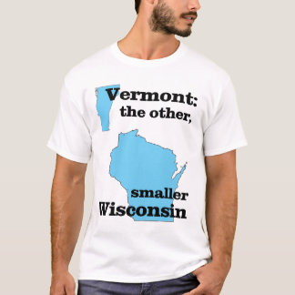 T-shirt Le Vermont : l'autre, le plus petit Wisconsin