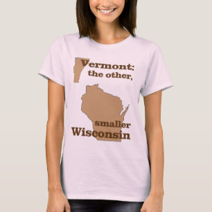 T-shirt Le Vermont : l'autre, le plus petit Wisconsin