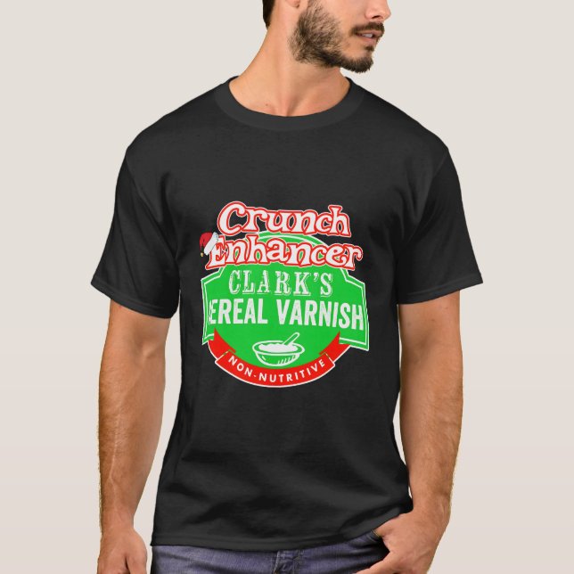 T-shirt Le Vernis Céréal De Clark Non Nutritif (Devant)