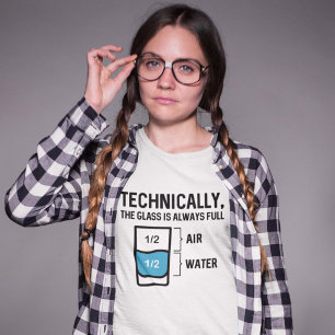 T-shirt Le Verre Est Toujours Plein