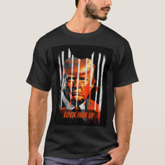 T-shirt Le Verrouiller - Drôle Donald Trump En Prison - An