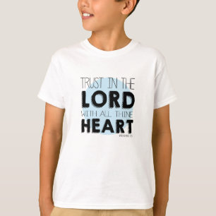 T-shirt Le vers de bible badine la chemise chrétienne