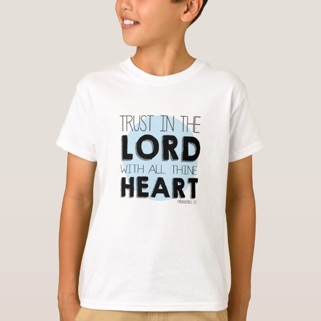T-shirt Le vers de bible badine la chemise chrétienne (Devant)