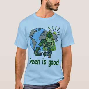 T-shirt Le vert est bonne chemise