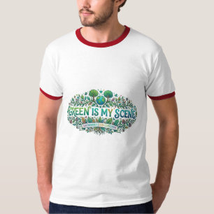 T-shirt Le vert est ma scène.