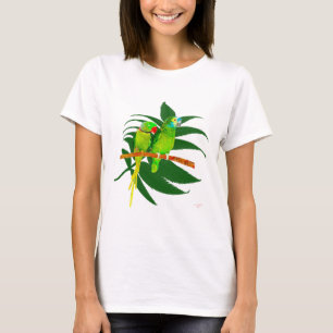 T-shirt Le vert Parrots l'habillement