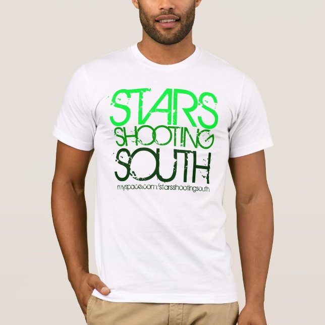 T-shirt Le vert tient le premier rôle des sud de tir (Devant)