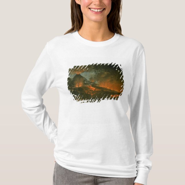 T-shirt Le Vésuve éclatant (Devant)