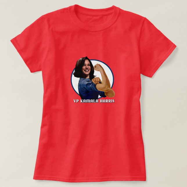 T-shirt Le vice-président Kamala Harris en tant que Rosie (Design devant)