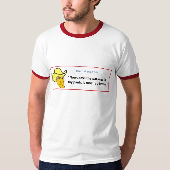 T-SHIRT LE VIEIL HOMME SEZ… DE NOS JOURS LE PAQUET DANS… (Devant)