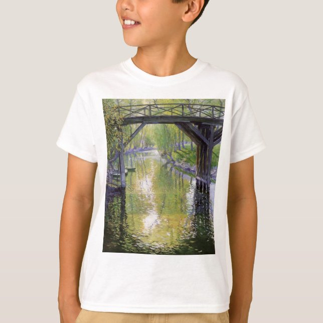 T-shirt Le Vieux Pont (par Guy Rose) (Devant)