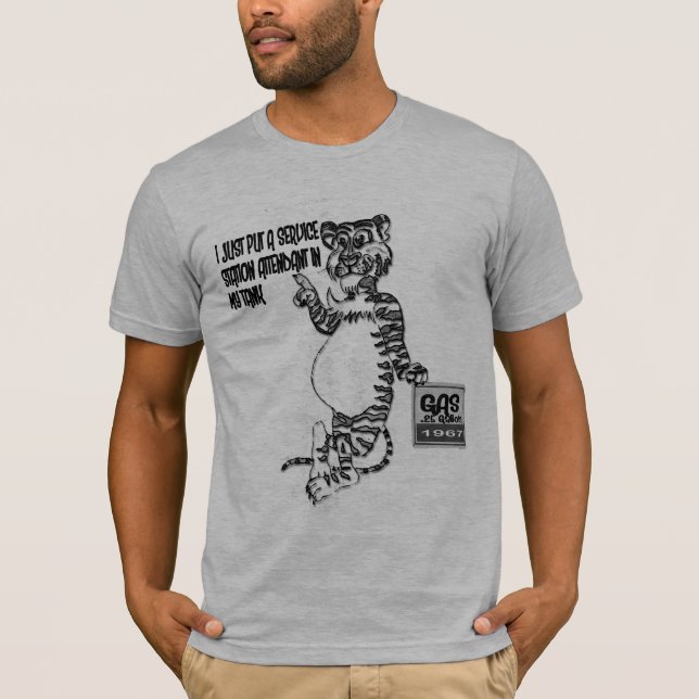 T-shirt Le vieux tigre d'Exxon (Devant)