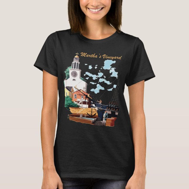 T-shirt Le vignoble de Martha (Devant)