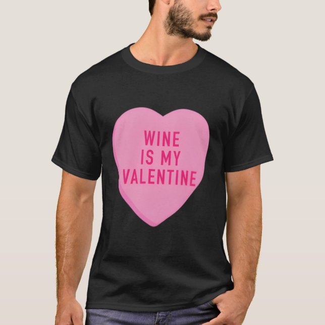 T-shirt Le Vin Est Ma Conversation Il Est (Devant)
