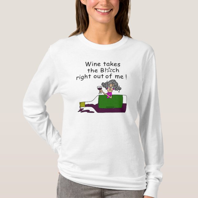 T-shirt Le Vin M'A Mélangé (Devant)