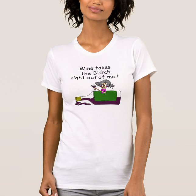 T-shirt Le Vin M'A Mélangé (Devant)