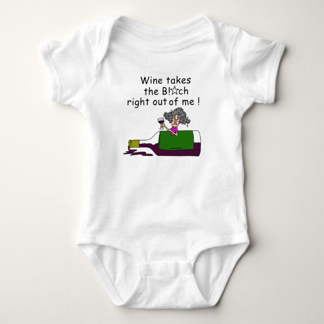 T-shirt Le vin m'adoucit (Devant)