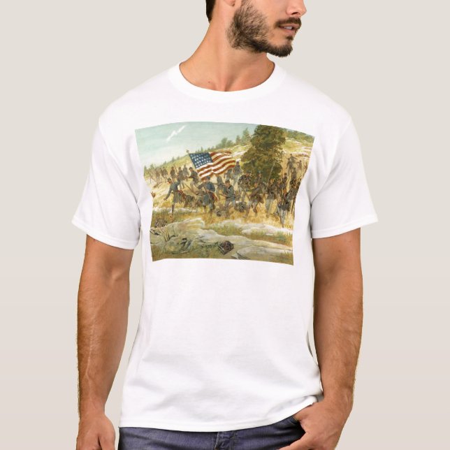 T-shirt Le vingtième Maine par H. Charles McBarron (Devant)