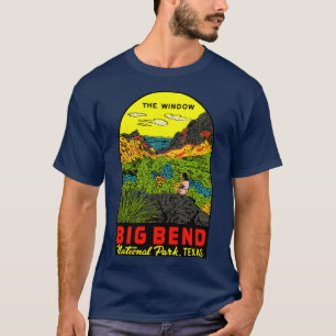 T-shirt Le Vintage voyage du parc national Window BIG BEND