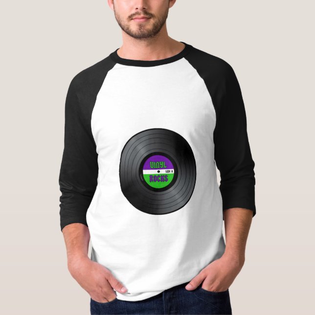T-shirt Le vinyle bascule LP (Devant)