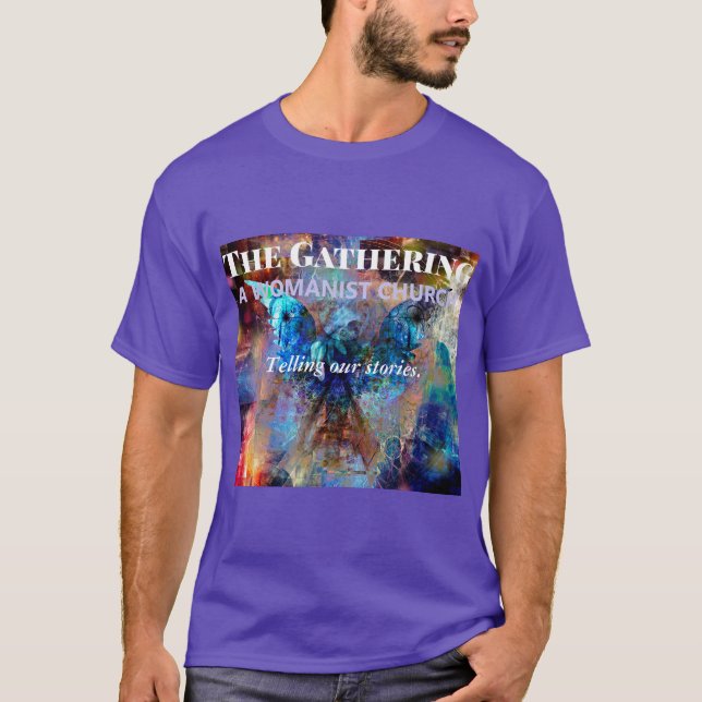 T-shirt Le violet des hommes raconte nos histoires aux che (Devant)