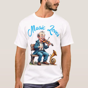 T-shirt Le violoneux joyeux et la tuba bancale