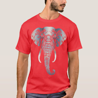 T-shirt Le visage des éléphants africains